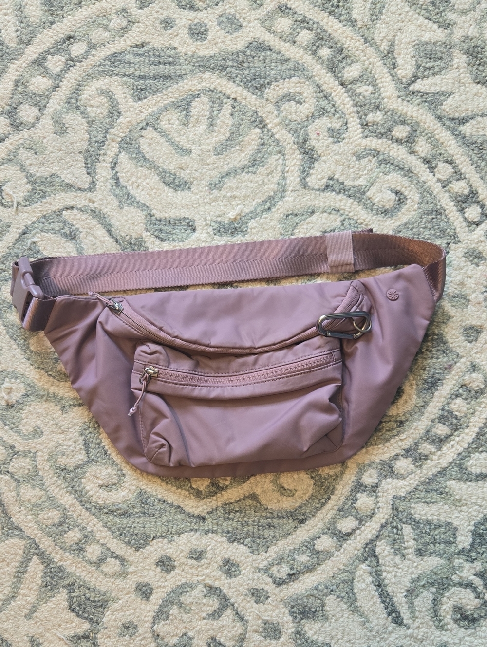 Athleta Dusty Mauve Crossbody Belt Bag Fanny Pack